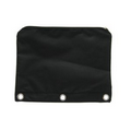 Solid Colored Nylon Pouch - Black